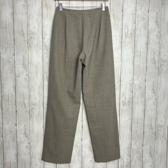 Tahari Wool Blend Wide Leg Lined Flowy Business Work Dress Pants 4 - Picture 2 of 12